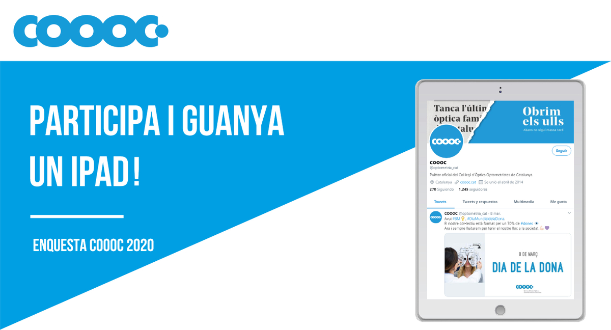 Valora el COOOC i guanya un iPad!